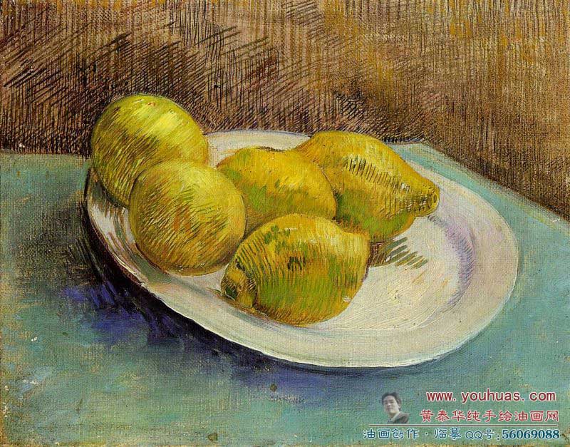 ͻƷ:Still Life with Lemons on a PlateArtist:Vincent Van GoghCountry of Origin:NetherlandsDate of Creation:1887 ADTagged With:Still Life 